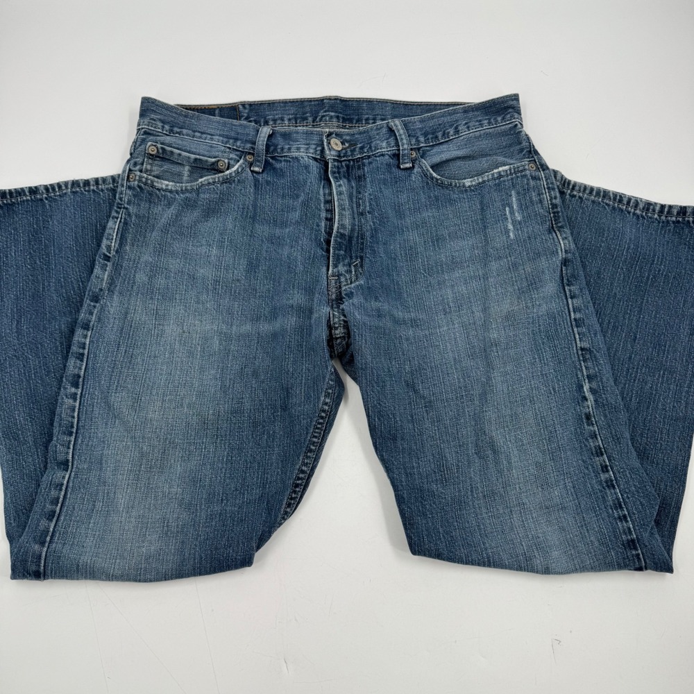 Levi's 514 Relaxed Fit Blue Denim Jeans Mens W36 L30